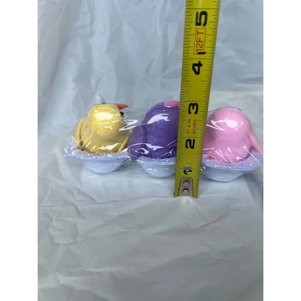Festive Voice Mini Birds Decor 3-Pack Multicolor New Spring Easter 705456
